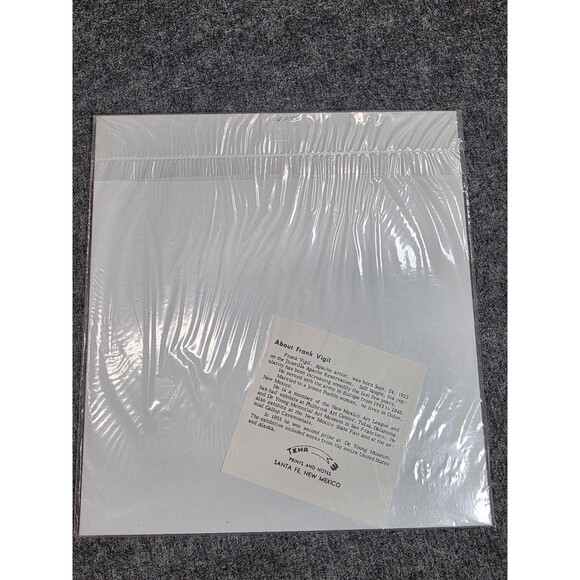 Frank Vigil Signed Native American Horse Print with Provenance Santa Fe NM - Picture 5 of 6